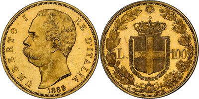an image of a gold sovereign coin with a crown on it