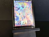 a picture of a video game on display on a table