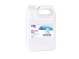 un gallon de produit nettoyant sur fond blanc