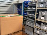 many boxes that are stacked on top of each other