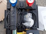 a box with a couple of gauges on top of it
