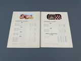 un menu de restaurant posé sur la table