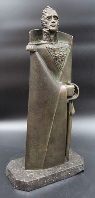 an image of a statue of a man with a sword in his hand