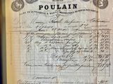 an old document with a lot of writing on it