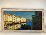 a picture of a painting on the wall of a house