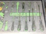 a lot of different types of tools in a drawer
