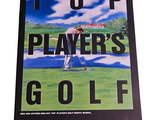 a poster of a man playing golf on the cover of a magazine