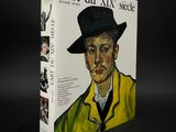 une image représentant un livre sur lequel figure le portrait d'un homme coiffé d'un chapeau
