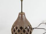 a small lamp that is sitting on a table