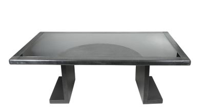 Guido FALESCHINI (1933-2016). Important bureau rectangulaire…