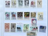 a book with a bunch of stamps on it