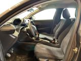 the interior of a car with two seats and a steering wheel