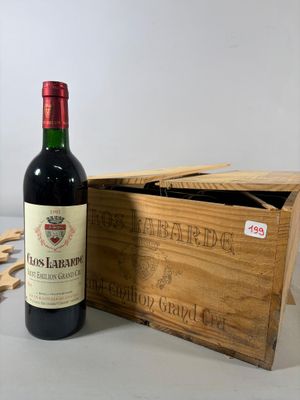 12 btlles Saint Emilion GC, Clos Labarde, 1995.