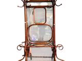 an image of a metal rack with a glass door on top of it