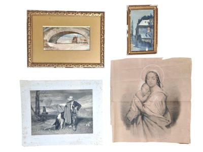 des photos d'une femme et d'un homme accrochées au mur