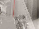 a plastic bag with a picture of a plane on it