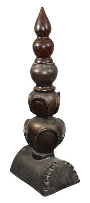 EPIS DE FAÎTAGE en faïence lustrée, triple évolution, travai… - Photo 1