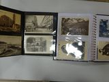 a picture of an old photo album with pictures on it