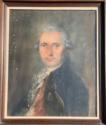 Portrait au pastel de Joseph Marie GEOFFROY, Notaire à LORIE…
