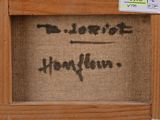 a picture of a burlock sign on a wooden frame