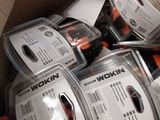 a cardboard box filled with various types of electrical equipment