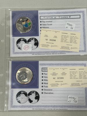 two different types of coins in the package