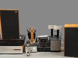 a lot of electronics that are sitting on a table