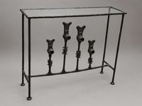 Michel FROMENT (né en 1951) Console "Petits cochons" en méta… (photo 4)