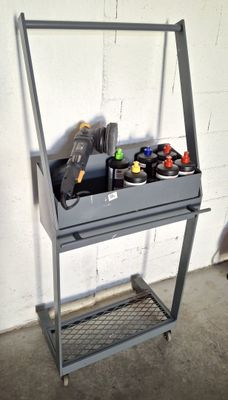 Polisseuse KRAUSS réf: SHINEMASTER S15 avec meuble métallique et produ - Photo 1