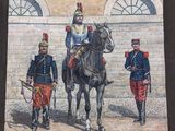un tableau représentant un groupe de soldats à cheval