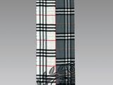 the classic check cashmere scarf in black and white