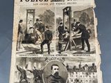 Une ancienne annonce parue dans un journal vante l'utilité des actualités policières