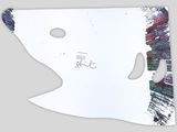 a picture of a piece of paper with a face drawn on it