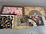 several different types of cloths laid out on a table
