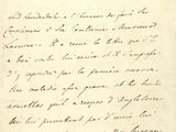 gros plan d'une lettre écrite à la main sur un morceau de papier