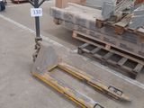 a pallet that is sitting in the middle of a warehouse