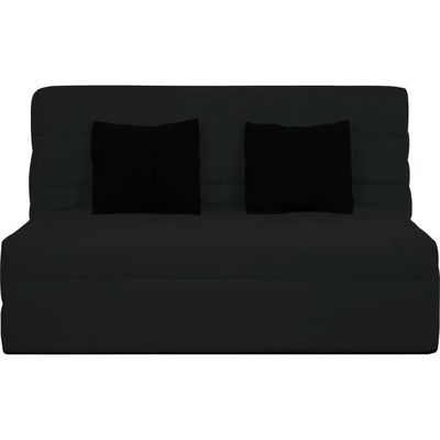 1 Banquette DUNLOPILLO BZ 2 places - Noir