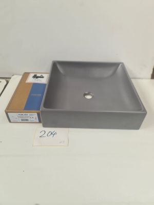 Vasque à poser carrée, avec robinet électronique PORCHER Sen…