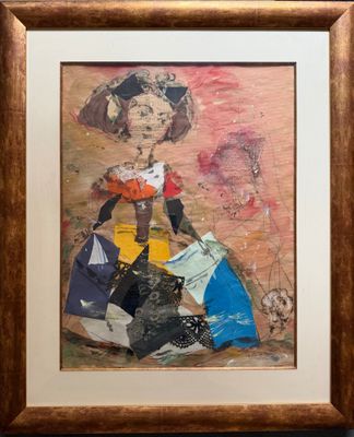 une image d'un tableau représentant une femme assise sur une chaise