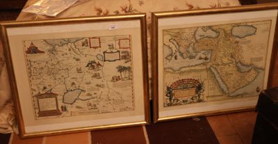 Deux reproductions de cartes en couleur 40 x 54 cm // Enlève… - Photo 1