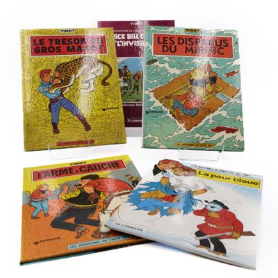 Lot Chick Bill Tibet 5 vols. Lombard Dargaud Les disparus du…