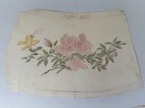 a picture of a piece of cloth with flowers on it