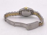 an image of a wrist watch with a gold and silver band