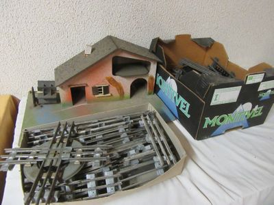 Lot DE Rails DE Train ET Element DE Decor "Moulin" 20 …