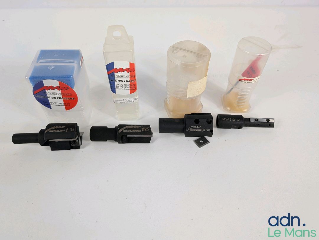 Lot de 4 porte-outils de défonçage à plaquettes réversibles …