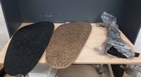 Lot de 2 tables basses galets, en bois et plateau couleur mé… (photo 4)