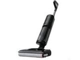 an image of a black and silver vacuum cleaner on a white background