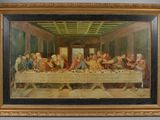 a painting of a painting of the last supper of jesus