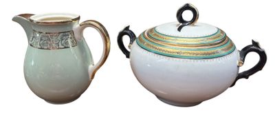 two different types of teapots on a white background