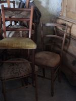 LOT DE CHAISES dont assises paillées et tapisseries. (photo 3)
